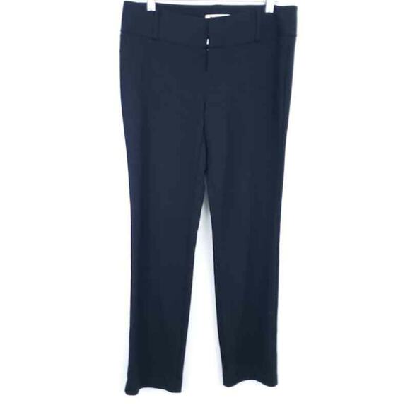 MICHAEL Michael Kors Black Trouser Pants Work Career Size 8P Petite Straight Leg - Picture 1 of 5
